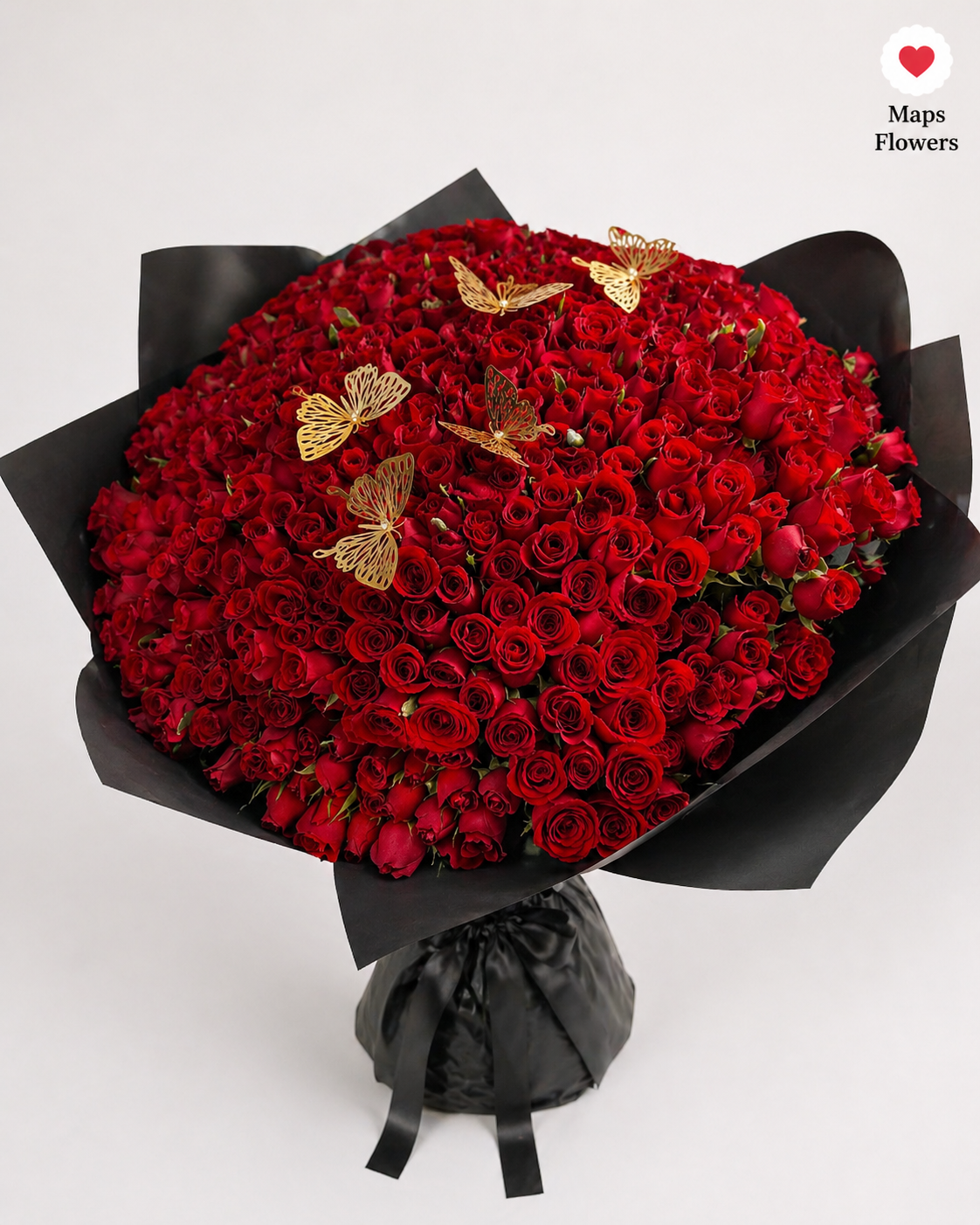 💐🌹 BUCHON BOUQUET OF 400 PREMIUM ROSES 🌹
