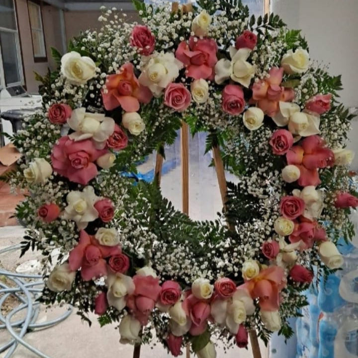 funeral wreath 🕊️✝️