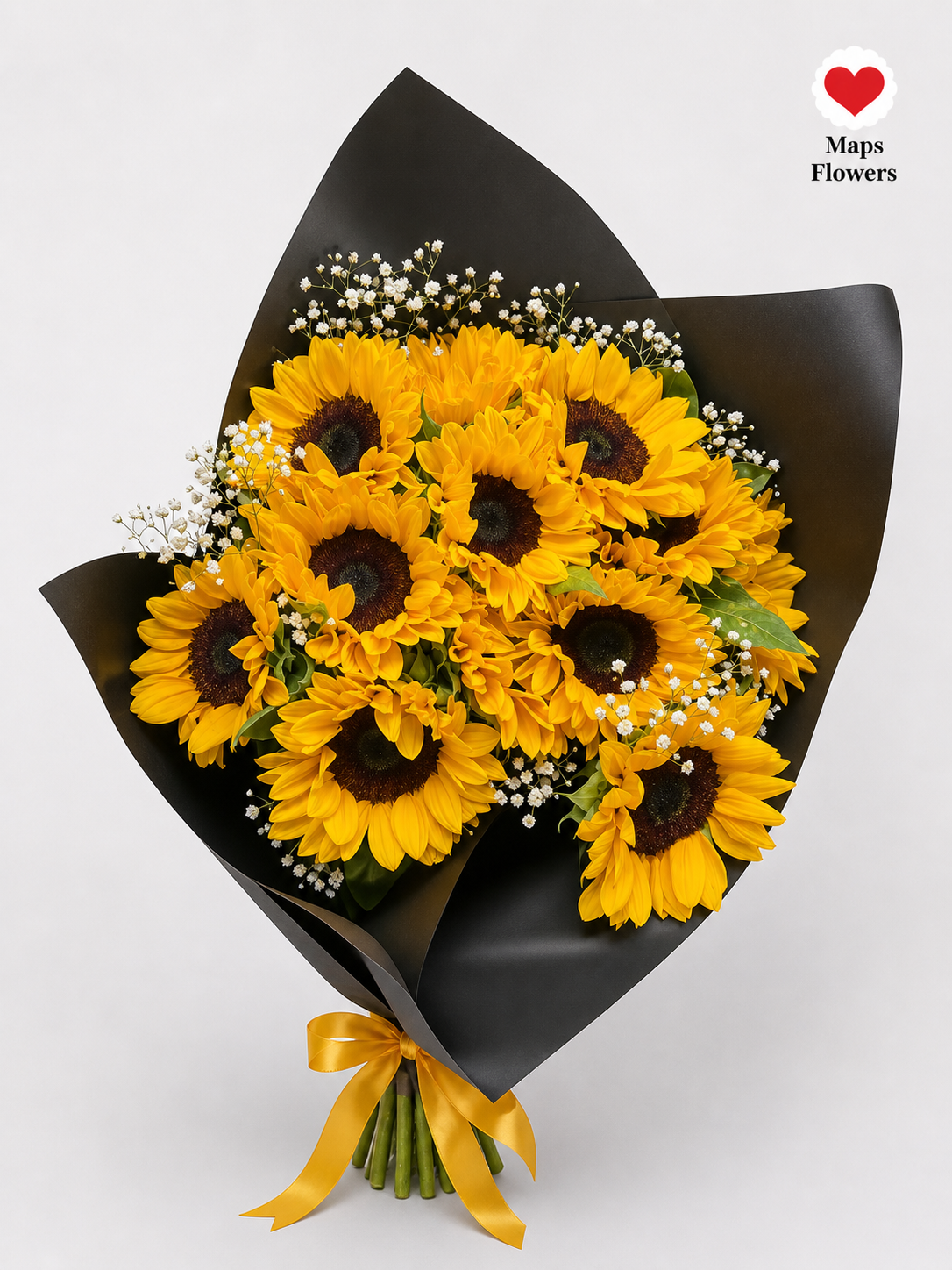 🌻 12 PREMIUM SUNFLOWERS BOUQUET 🌻