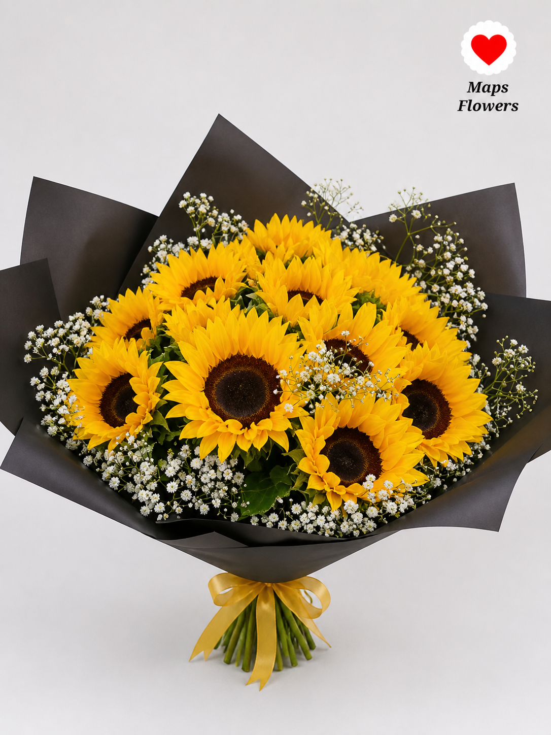 🌻 12 PREMIUM SUNFLOWERS BOUQUET 🌻
