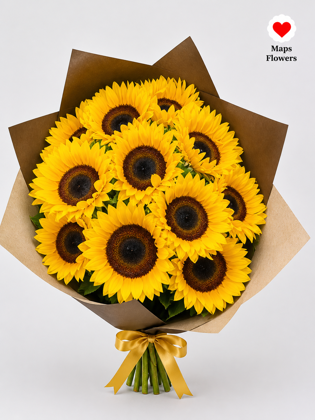 🌻 12 PREMIUM SUNFLOWERS BOUQUET 🌻