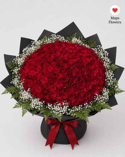 💐🌹 BUCHON BOUQUET OF 200 PREMIUM ROSES 🌹