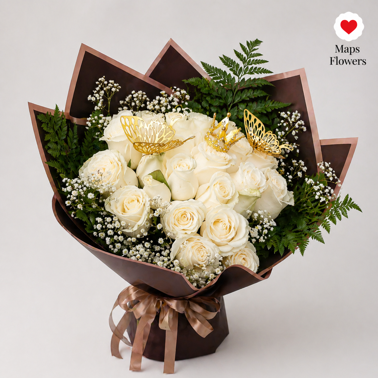 💐 24 PREMIUM ROSES BOUQUET WITH ACCESSORIES