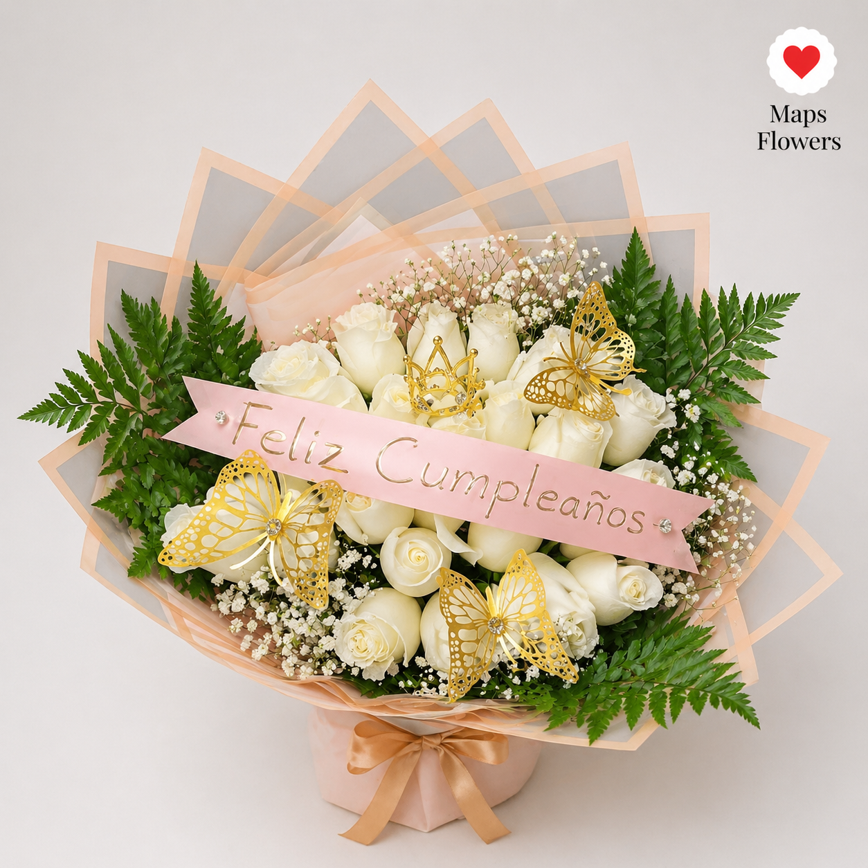 💐 24 PREMIUM ROSES BOUQUET WITH ACCESSORIES