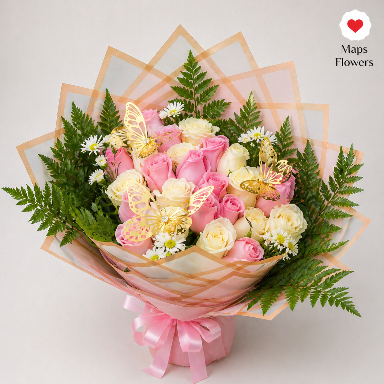💐 24 PREMIUM ROSES BOUQUET WITH ACCESSORIES