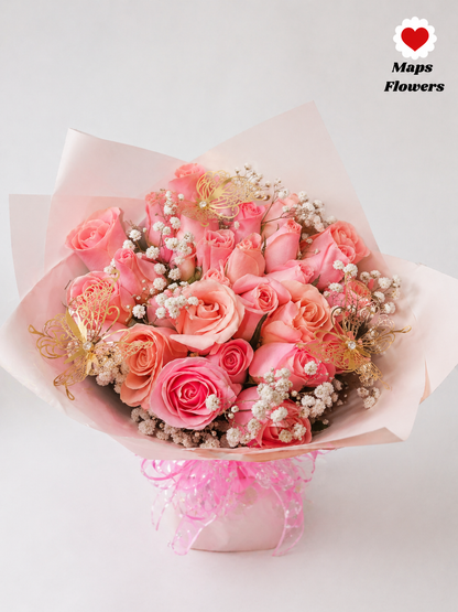 💐🌹 24 PREMIUM ROSES BOUQUET