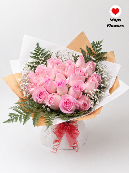 💐🌹 24 PREMIUM ROSES BOUQUET