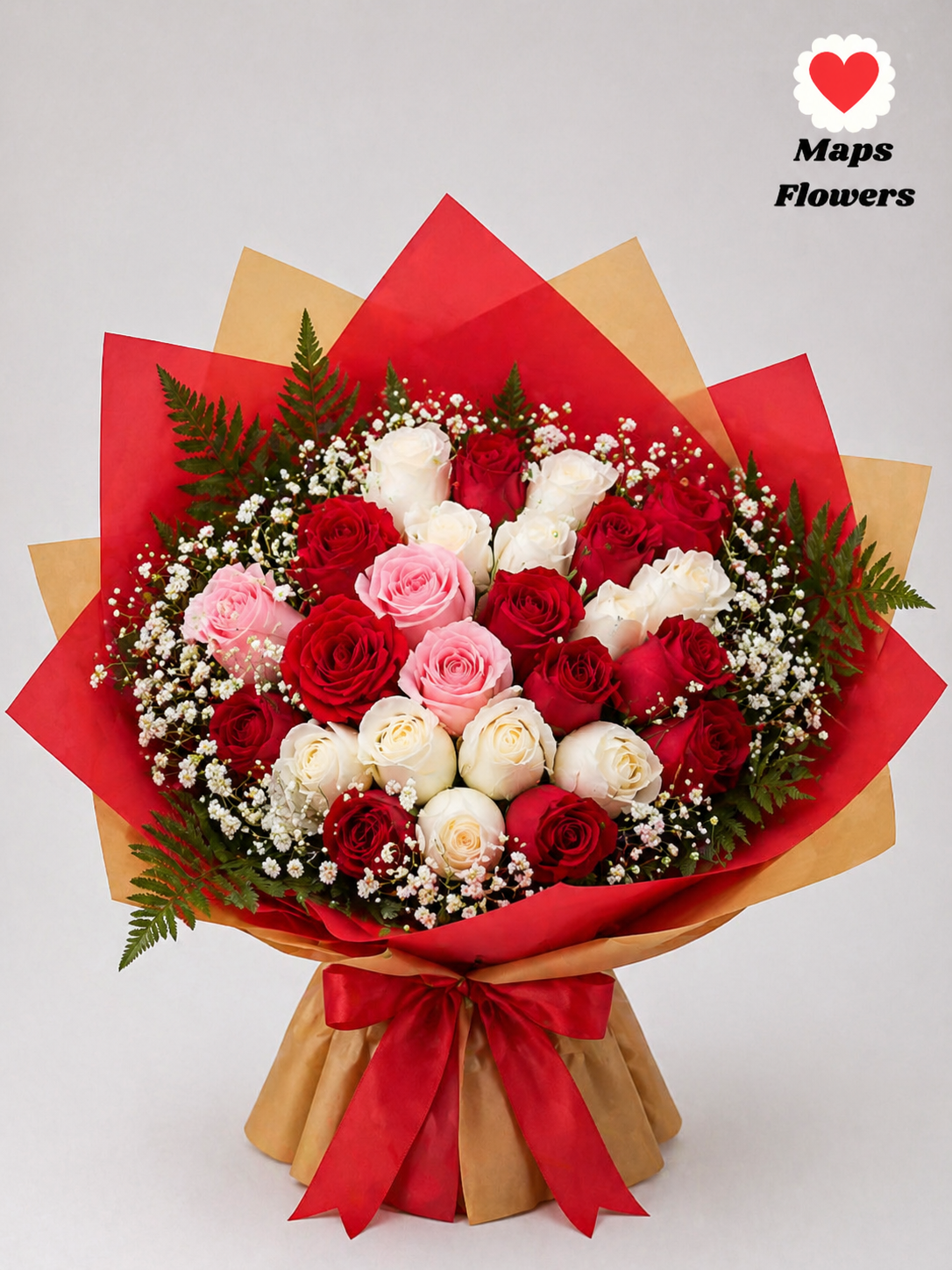 💐🌹 24 PREMIUM ROSES BOUQUET
