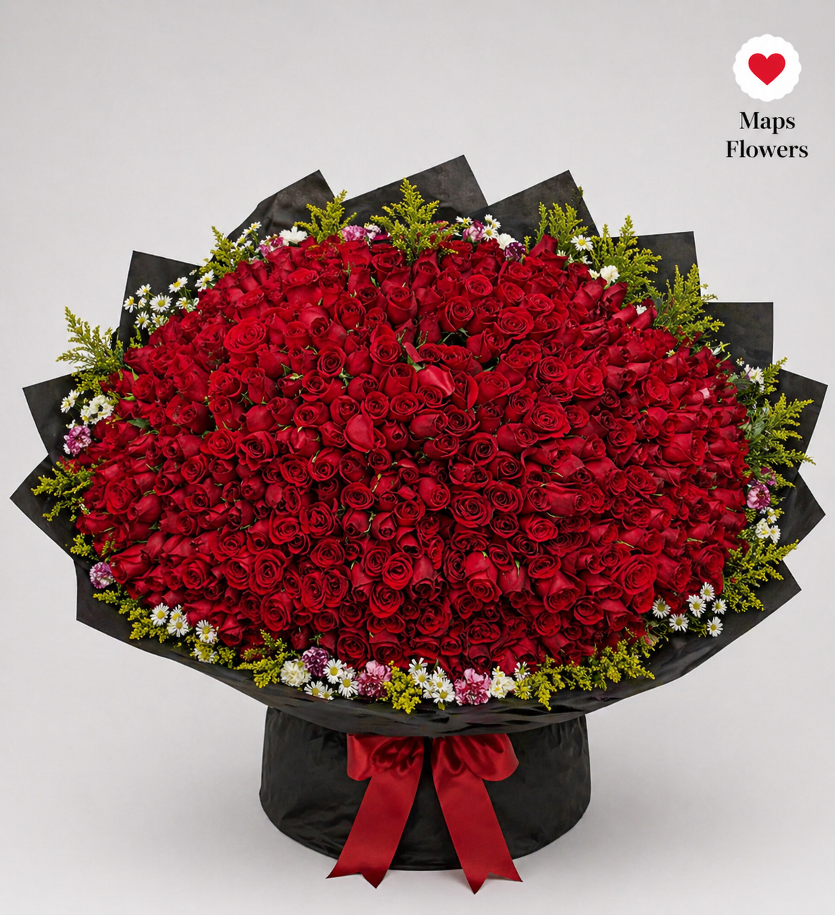 💐🌹 BUCHON BOUQUET OF 300 PREMIUM ROSES 🌹