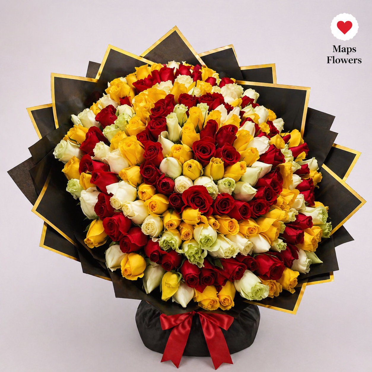 💐🌹 BUCHON BOUQUET OF 300 PREMIUM ROSES 🌹