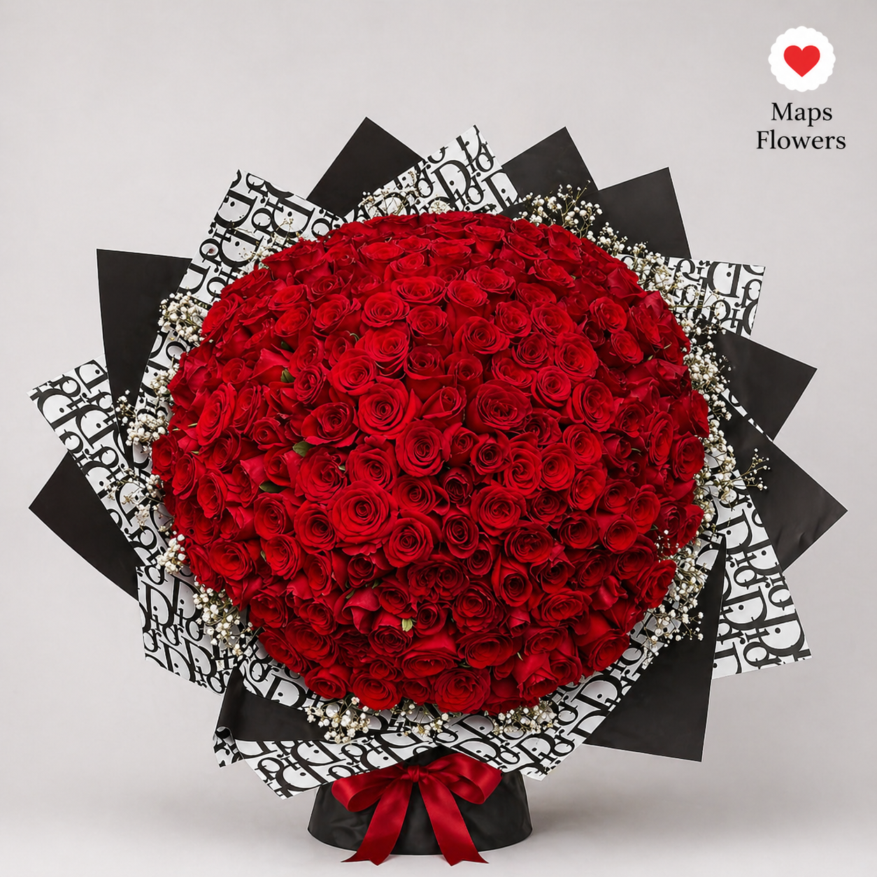💐🌹 BUCHON BOUQUET OF 300 PREMIUM ROSES 🌹