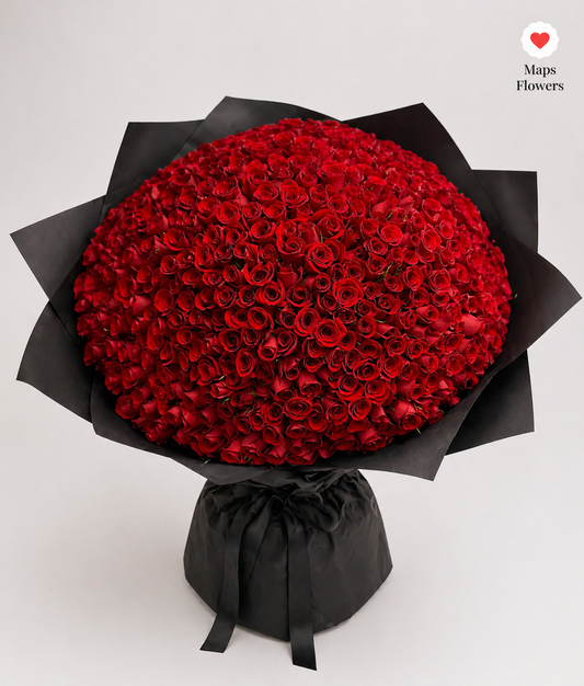 💐🌹 BUCHON BOUQUET OF 400 PREMIUM ROSES 🌹