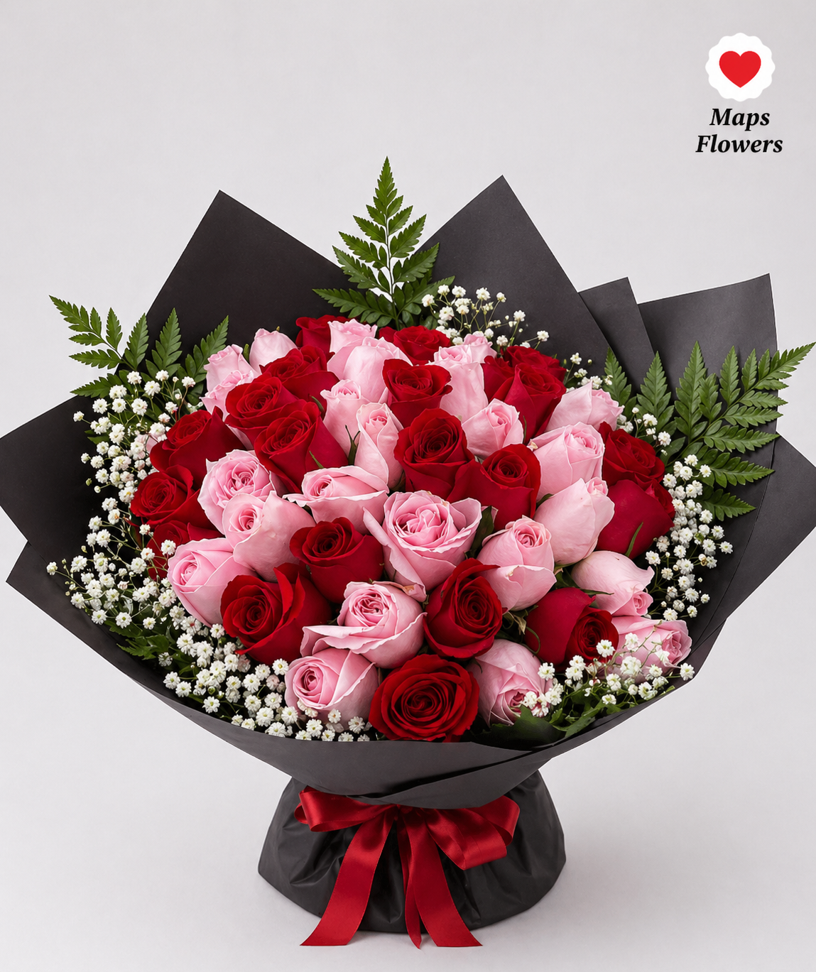 💐🌹 50 PREMIUM ROSES BOUQUET