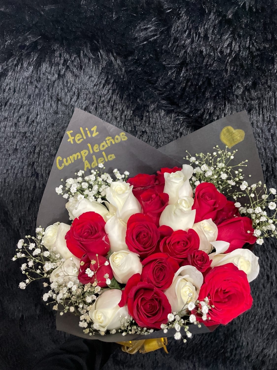 Mini Bouquet 24 Roses Flower Buchon 