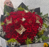 buchon bouquet of 300 roses😍🌹🌹😍