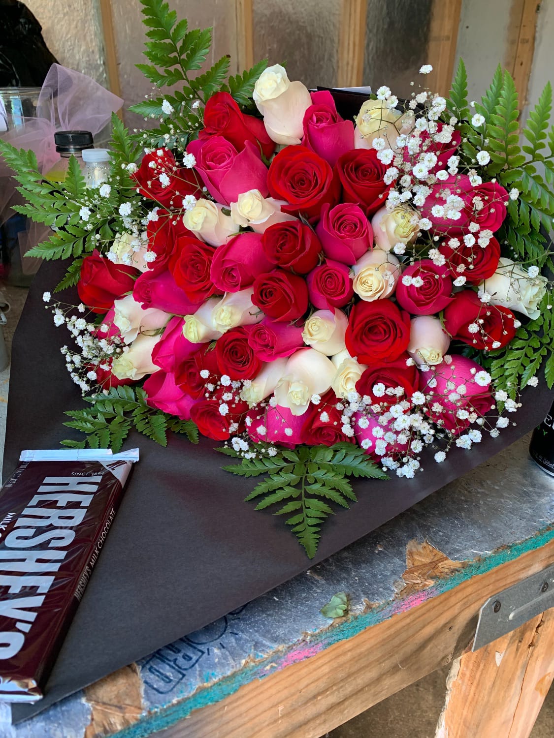 MEDIUM BOUQUET 💐50 ROSES