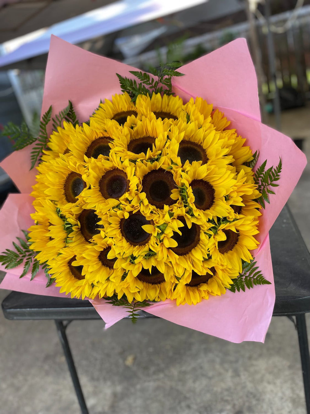 🌻🌻MEDIUM SUNFLOWERS BOUQUET🌻🌻24 SUNFLOWERS