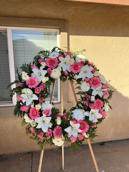 funeral wreath  🕊️✝️