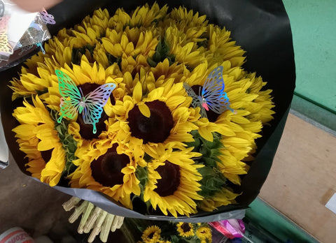 🌻🌻MEDIUM SUNFLOWERS BOUQUET🌻🌻24 SUNFLOWERS