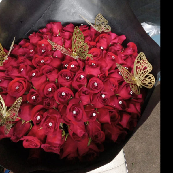 Maxi bouquet Roses with pearls 💎🌹
